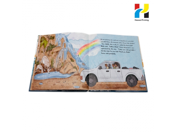 Book printing binding process