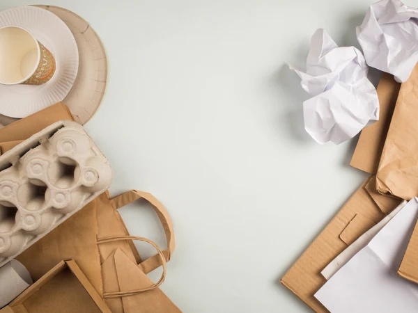 Fully utilize kraft paper and recycled paper