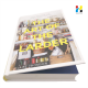 OEM Manufacture Customized Linen Cover Cotton Book Printing Decorative Hardback Hardcover Case Bound Offset Printing Service